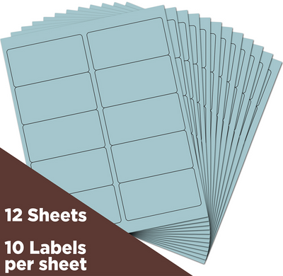 Baby Blue 2 x 4 Address Labels