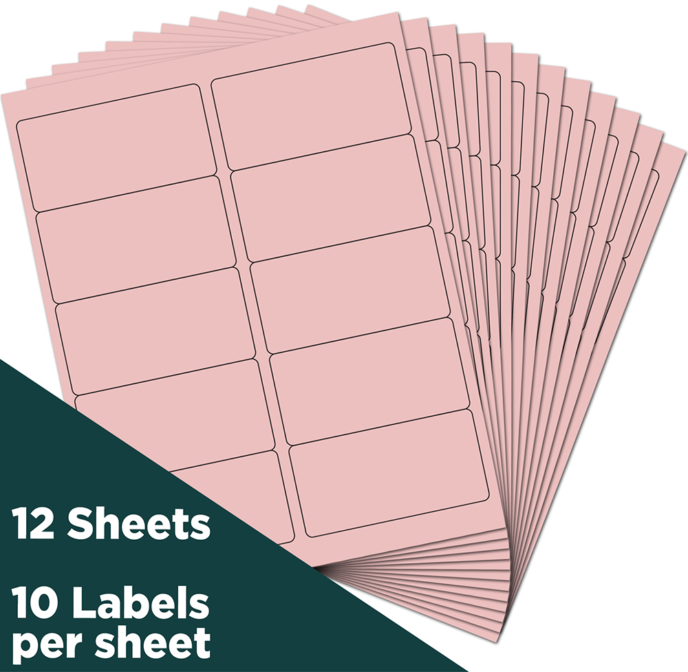 Baby Pink 2 x 4 Address Labels