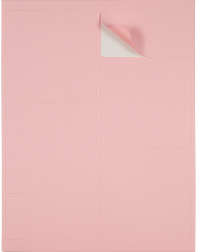 Baby Pink 2 x 4 Address Labels