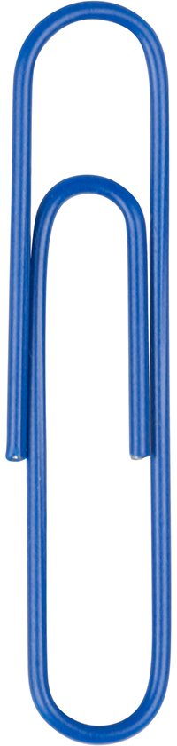 Dark Blue Jumbo Paper Clips - 75 Pack