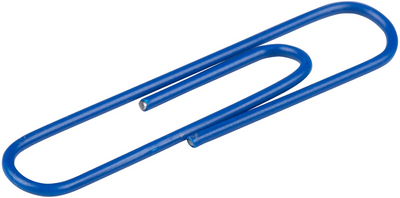Dark Blue Jumbo Paper Clips - 75 Pack