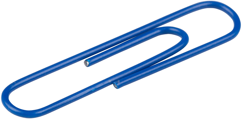 Dark Blue Jumbo Paper Clips - 75 Pack