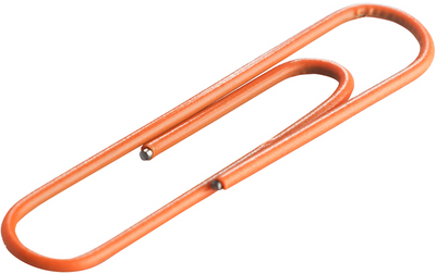 Orange Jumbo Paper Clips - 75 Pack