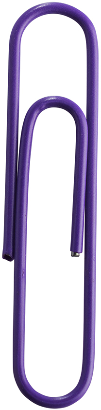 Purple Jumbo Paper Clips - 75 Pack