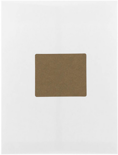 Brown Kraft 3 1/3 x 4 Shipping Labels