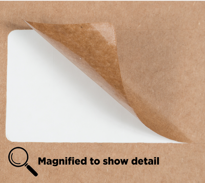 Brown Kraft 2 x 4 Address Labels