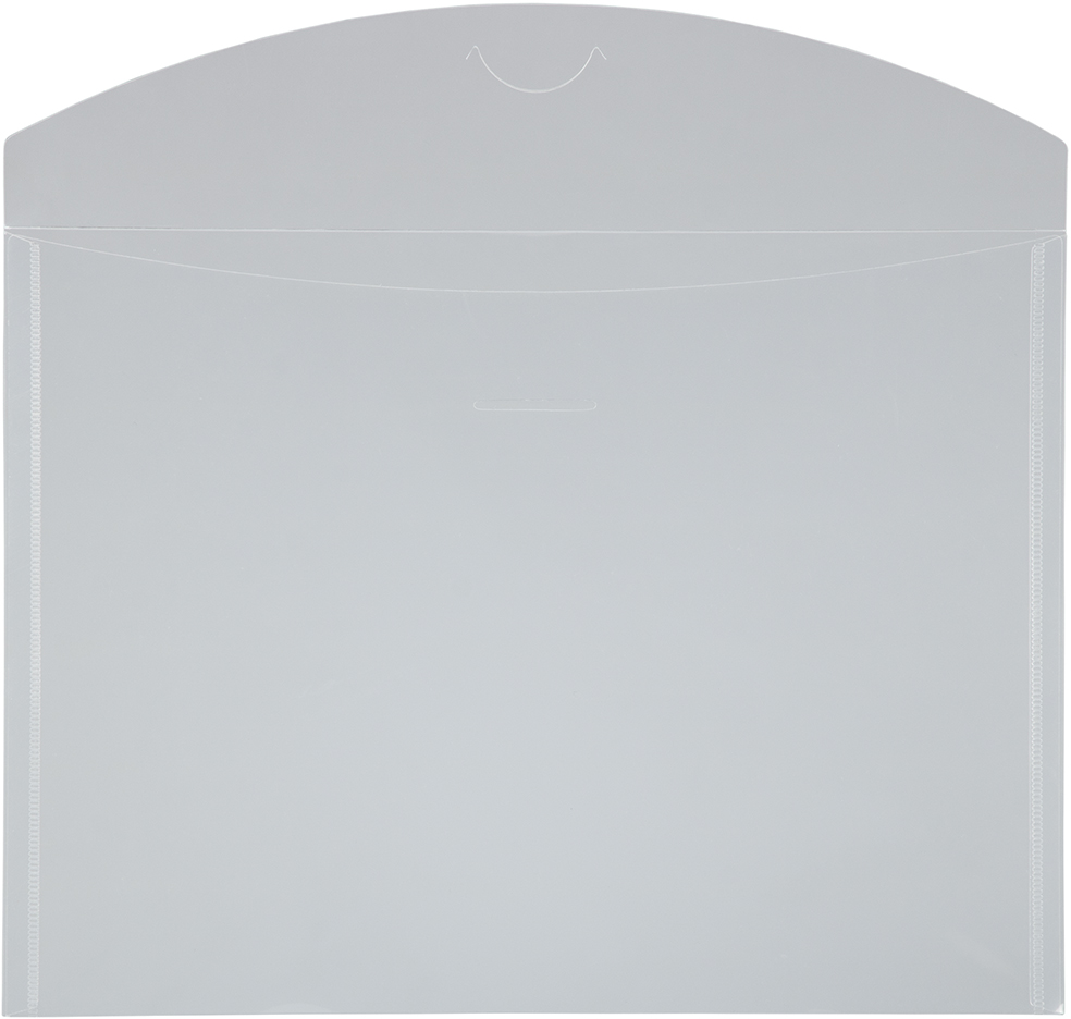 Clear Letter Booklet Plastic Envelopes (9 3/4 x 13) with Tuck Flap