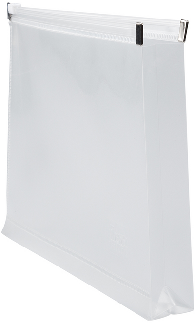 Clear 4 1/2 x 6 1/2 Booklet Plastic Envelopes with Zip Closure