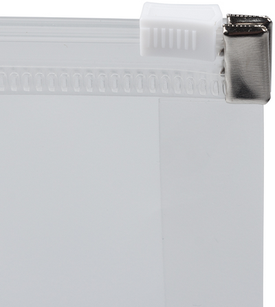 Clear 4 1/2 x 6 1/2 Booklet Plastic Envelopes with Zip Closure