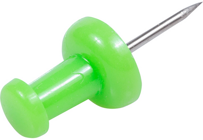 Lime Green Pushpins - 100 Pack
