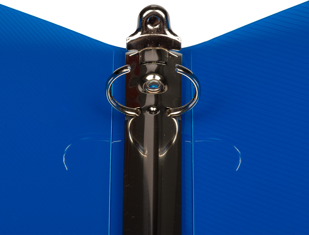 Blue Plastic 3/4 Inch 3-Ring Binder