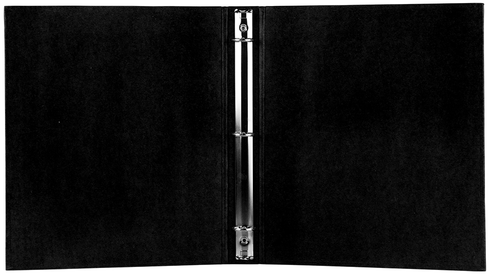 Black Kraft 1 Inch 3-Ring Binder
