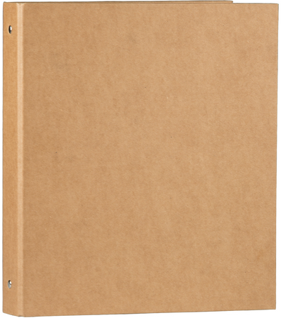 Brown Kraft 1 Inch 3-Ring Binder