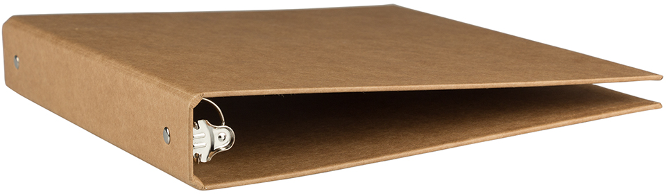 Brown Kraft 1 Inch 3-Ring Binder