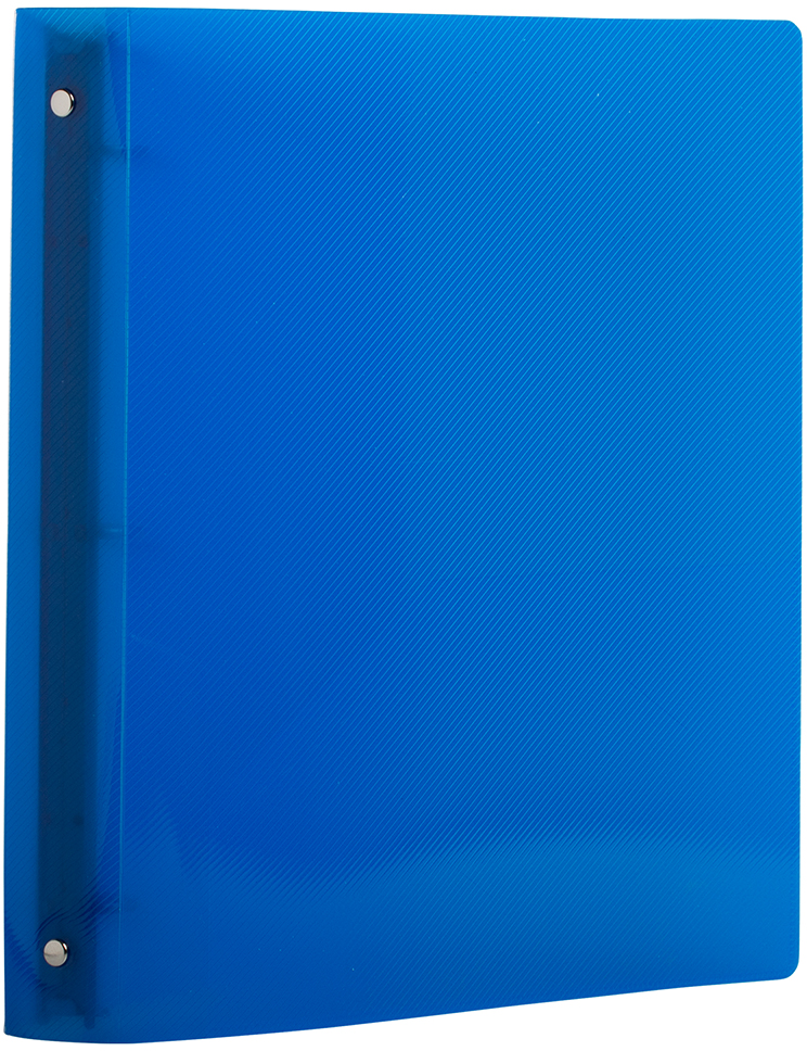 Blue Plastic 1 Inch 3-Ring Binder