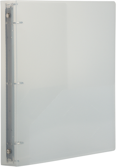 Clear Plastic 1 Inch 3-Ring Binder
