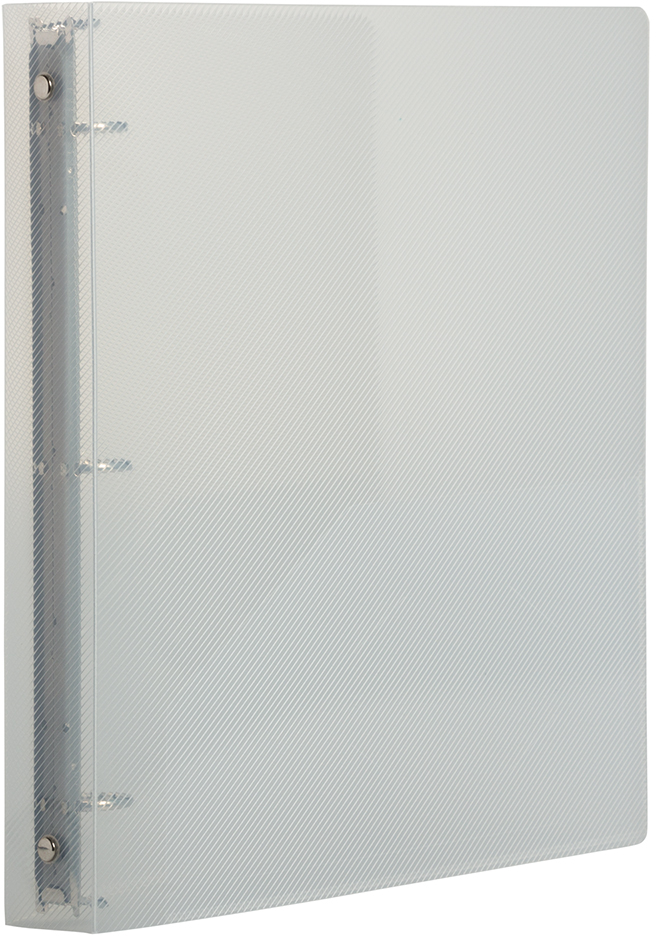 Clear Plastic 1 Inch 3-Ring Binder