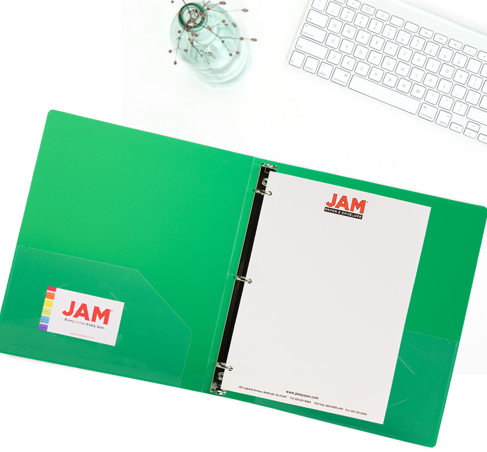 Assorted Plastic 1 Inch Binder - 4 Pack