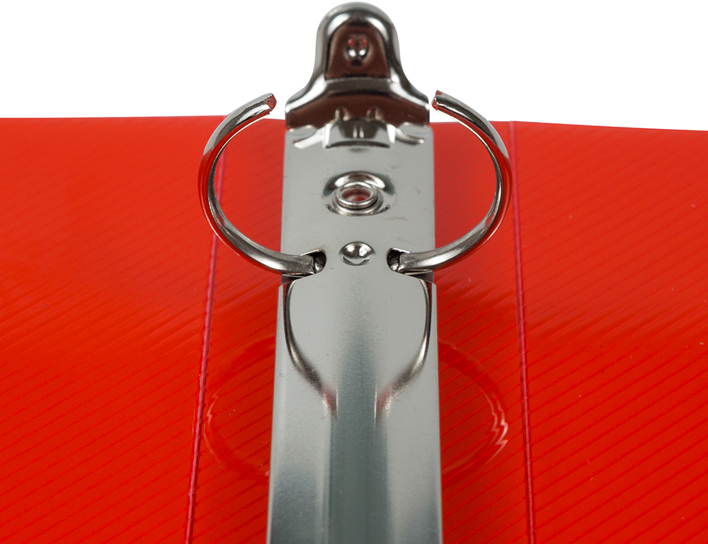 Red Plastic 1 Inch 3-Ring Binder
