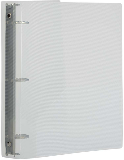 Clear Plastic 1 1/2 Inch 3-Ring Binder