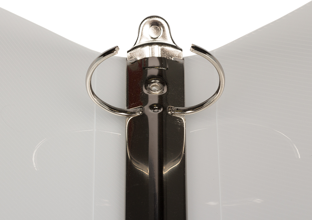 Clear Plastic 1 1/2 Inch 3-Ring Binder