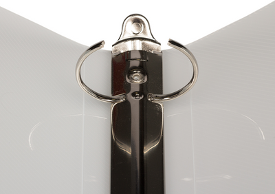 Clear Plastic 1 1/2 Inch 3-Ring Binder