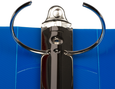 Blue Plastic 2 Inch 3-Ring Binder