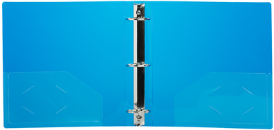 Blue Plastic 2 Inch 3-Ring Binder