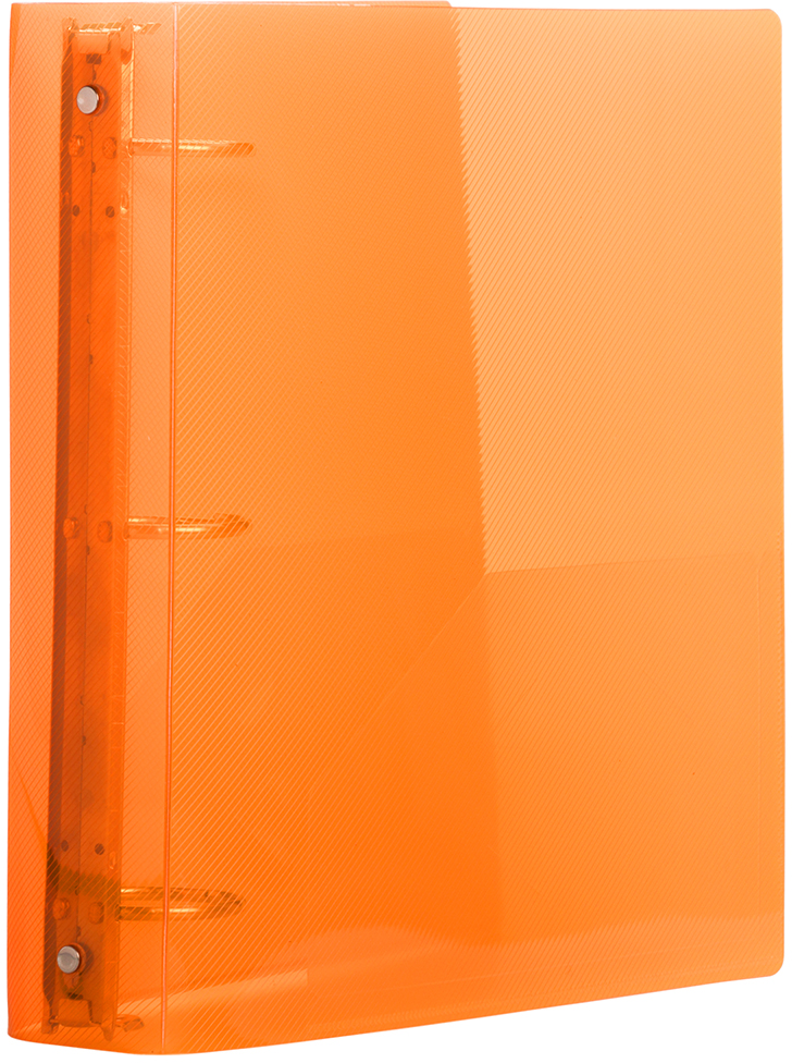 Orange Plastic 2 Inch 3-Ring Binder