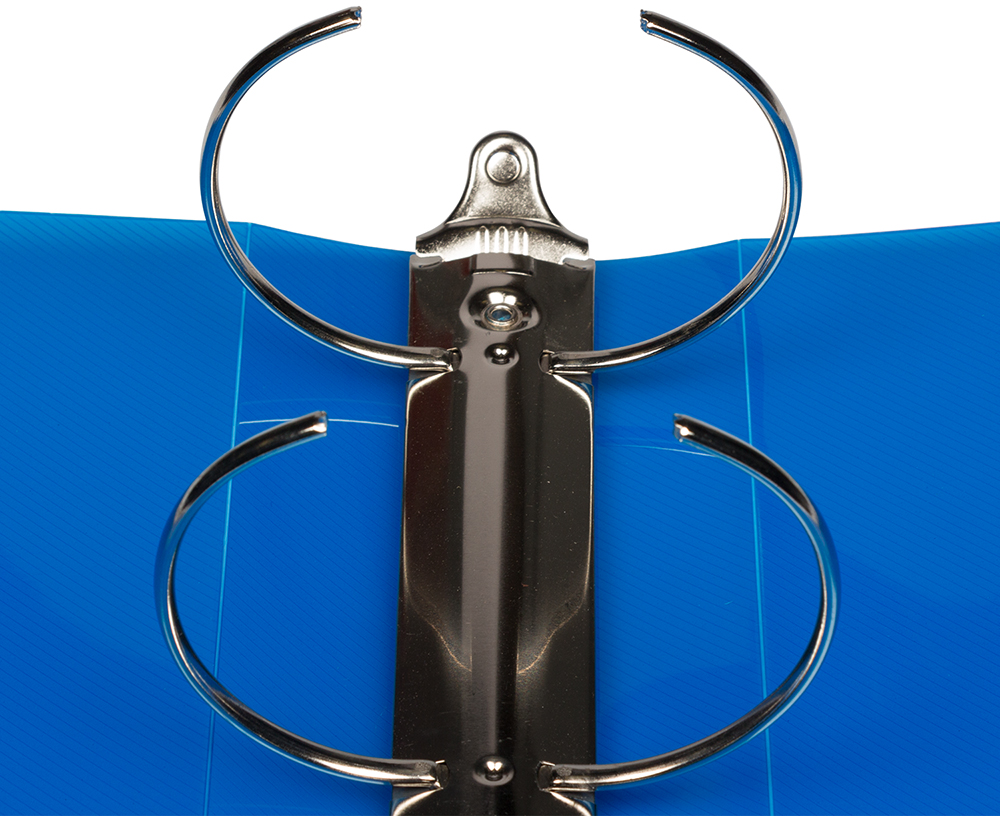 Blue Plastic 3 Inch 3-Ring Binder