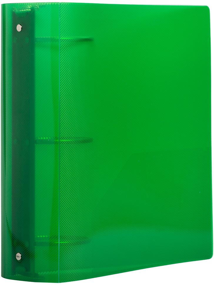 Green Plastic 3 Inch 3-Ring Binder