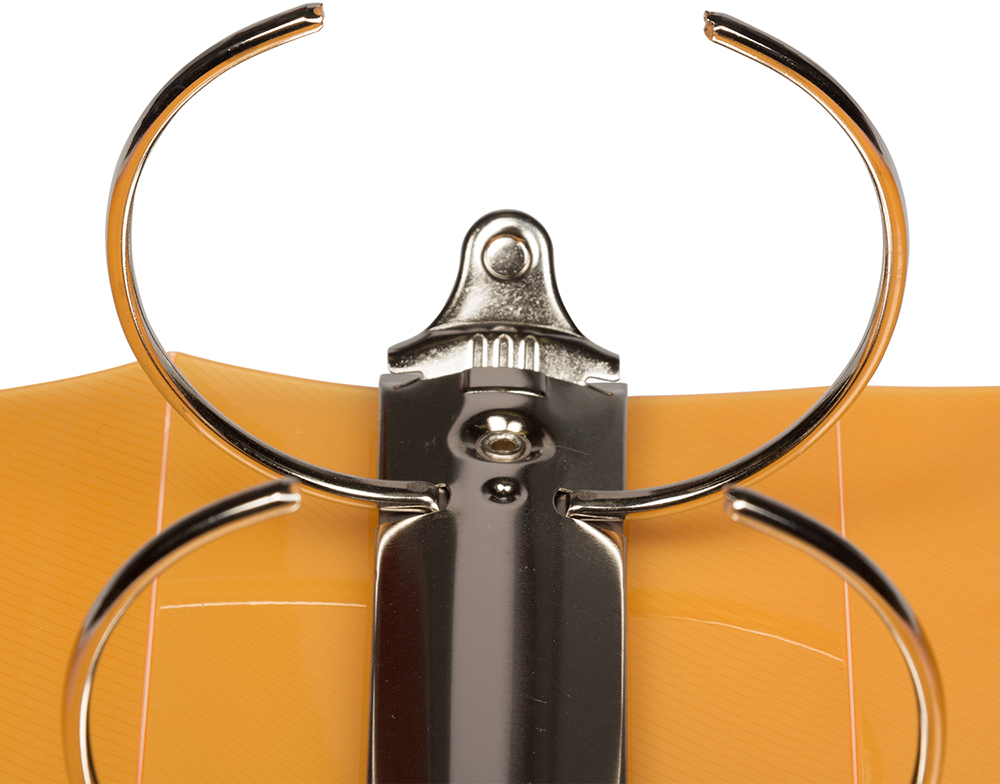 Orange Plastic 3 Inch 3-Ring Binder