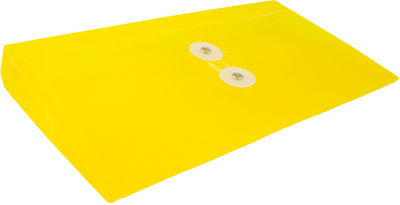 Yellow  #10 Business Plastic Envelopes (5 1/4 x 10) with Button & String