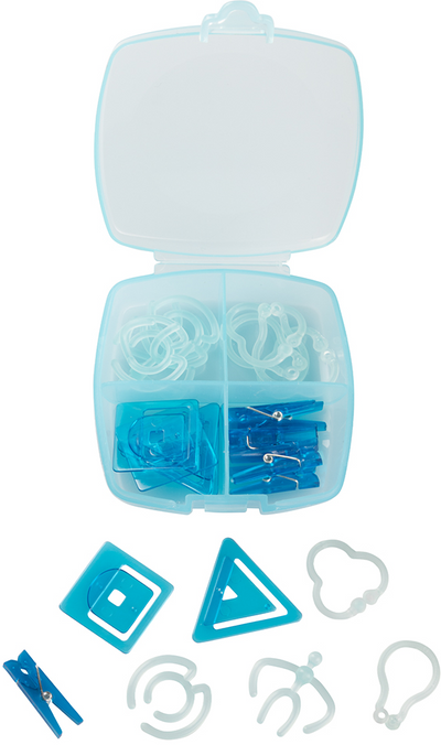 Blue Medium Office Clip Box - 24 Pack