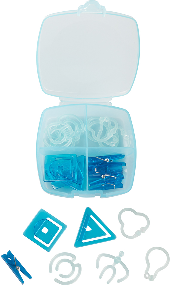 Blue Medium Office Clip Box - 24 Pack