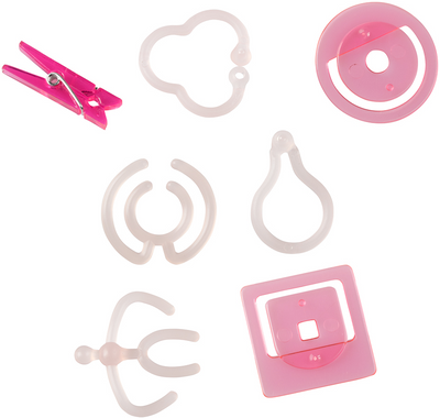 Pink Medium Office Clip Box - 24 Pack