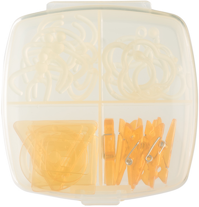 Yellow Medium Office Clip Box - 24 Pack