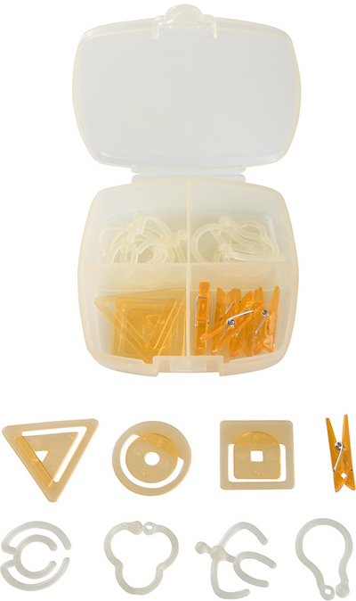 Yellow Medium Office Clip Box - 24 Pack