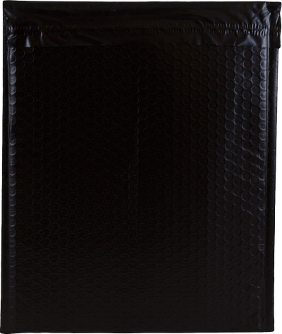 Black 80lb 10 x 13 Bubble Mailer with Peel & Seal