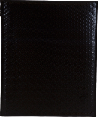 Black 80lb 10 x 13 Bubble Mailer with Peel & Seal