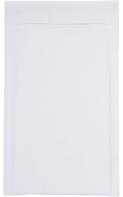 White Kraft #00 Bubble Mailer (5 x 8 1/2) with Peel & Seal
