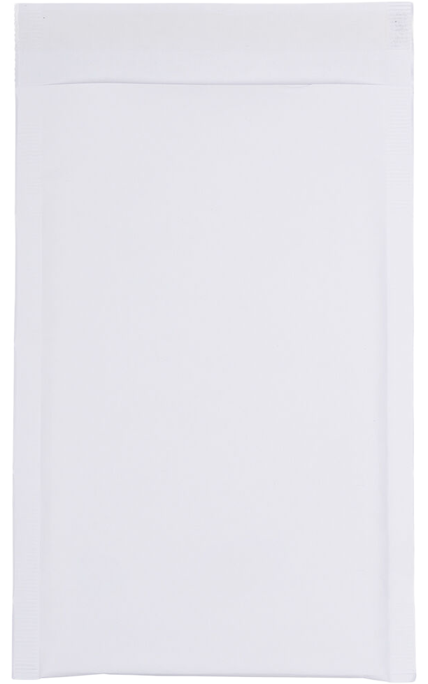 White Kraft #00 Bubble Mailer (5 x 8 1/2) with Peel & Seal
