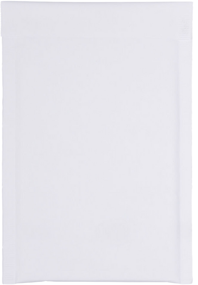 White Kraft #00 Bubble Mailer (5 x 8 1/2) with Peel & Seal