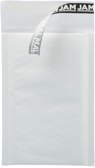 White Kraft #00 Bubble Mailer (5 x 8 1/2) with Peel & Seal