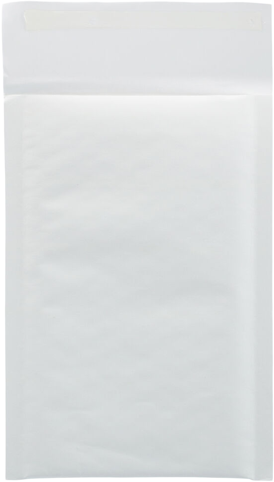 White Kraft #00 Bubble Mailer (5 x 8 1/2) with Peel & Seal