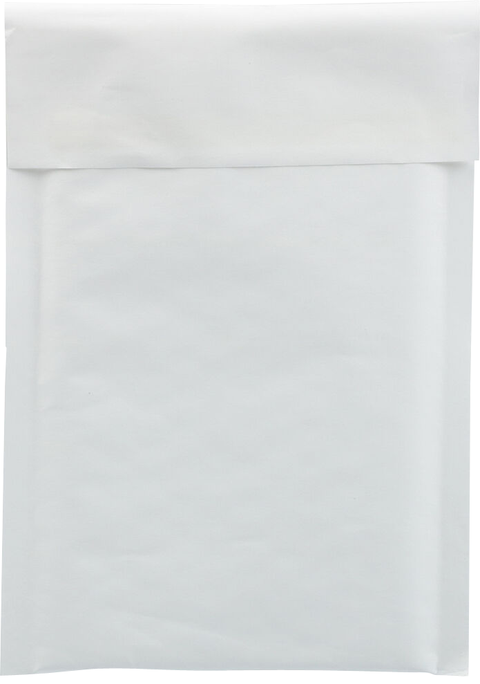 White Kraft #00 Bubble Mailer (5 x 8 1/2) with Peel & Seal
