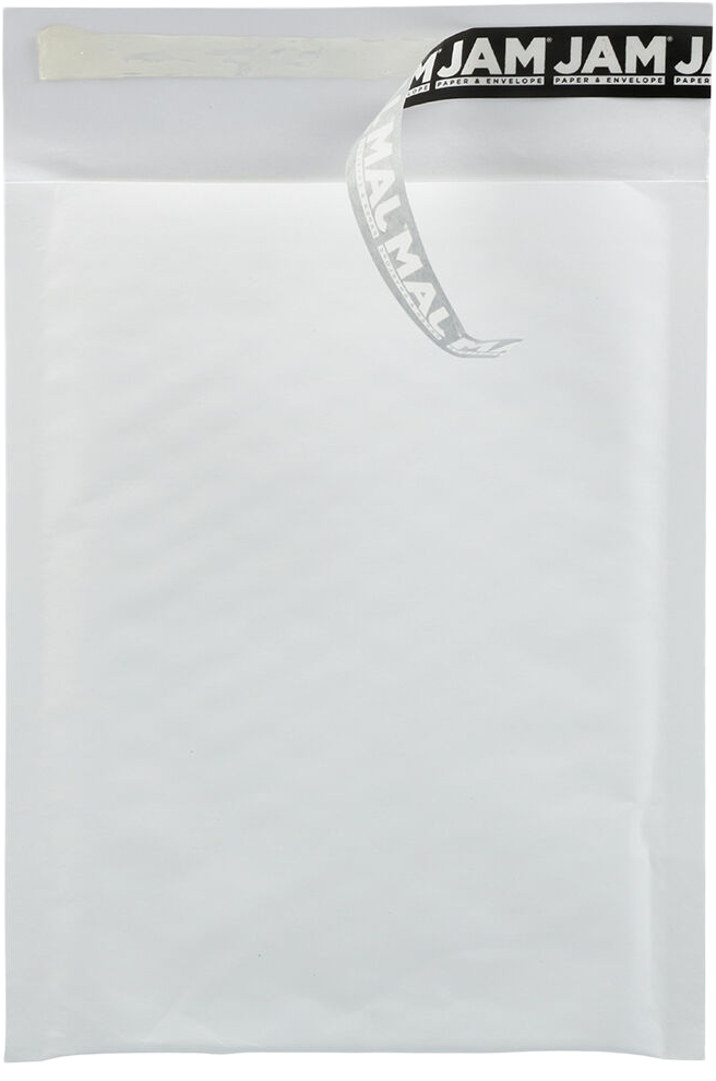 White Kraft #0 Bubble Mailer (6 x 8 1/2) with Peel & Seal