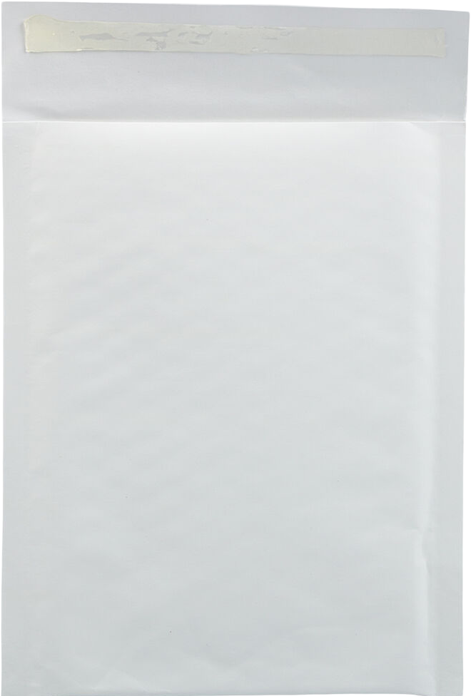 White Kraft #0 Bubble Mailer (6 x 8 1/2) with Peel & Seal
