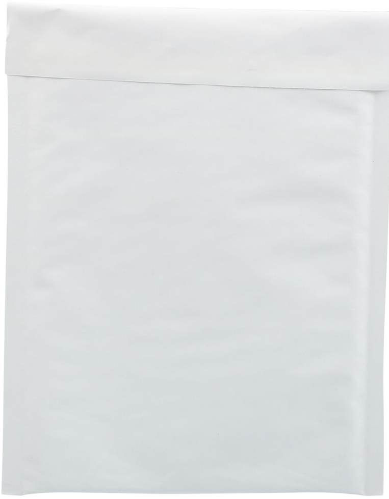 White Kraft 80lb 7 1/4 x 10 1/2 Bubble Mailer with Peel & Seal
