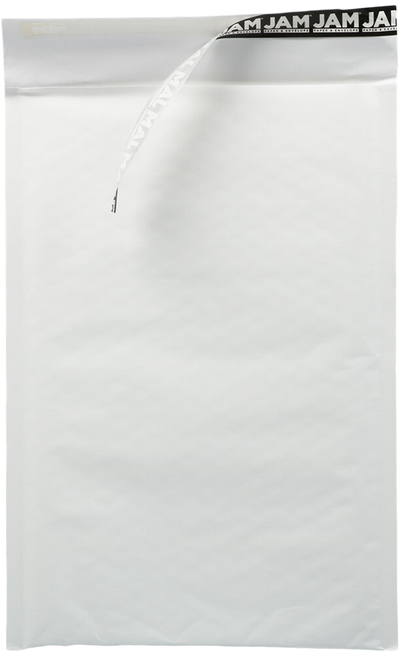 White Kraft 80lb 8 1/2 x 13 Bubble Mailer with Peel & Seal